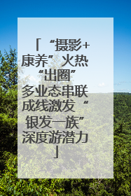 “摄影+康养”火热“出圈” 多业态串联成线激发“银发一族”深度游潜力