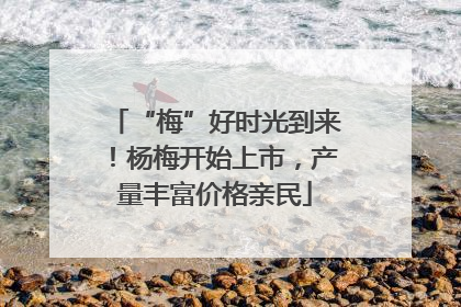 “梅”好时光到来！杨梅开始上市，产量丰富价格亲民