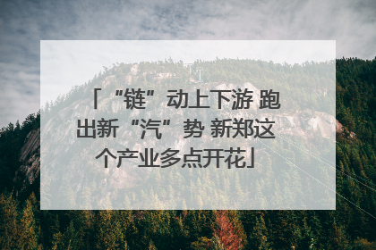 “链”动上下游 跑出新“汽”势 新郑这个产业多点开花