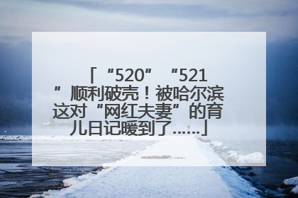 “520”“521”顺利破壳！被哈尔滨这对“网红夫妻”的育儿日记暖到了……
