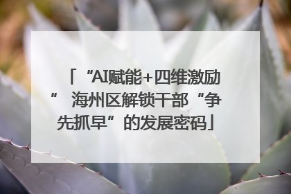 “AI赋能+四维激励” 海州区解锁干部“争先抓早”的发展密码