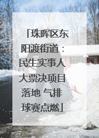 珠晖区东阳渡街道：民生实事人大票决项目落地 气排球赛点燃