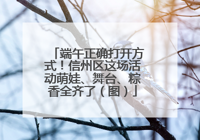 端午正确打开方式！信州区这场活动萌娃、舞台、粽香全齐了（图）