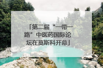 第二届“一带一路”中医药国际论坛在莫斯科开幕