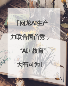 网龙AI生产力联合国首秀，“AI+教育”大有可为