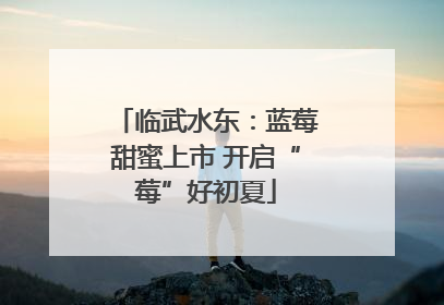 临武水东：蓝莓甜蜜上市 开启“莓”好初夏