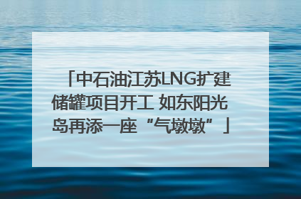 中石油江苏LNG扩建储罐项目开工 如东阳光岛再添一座“气墩墩”