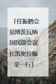 任振鹤会见博茨瓦纳国民议会议长凯奥拉佩采一行