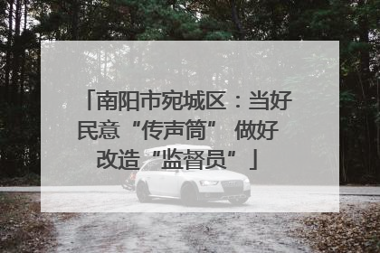 南阳市宛城区：当好民意“传声筒” 做好改造“监督员”