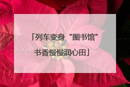 列车变身“图书馆” 书香慢慢润心田