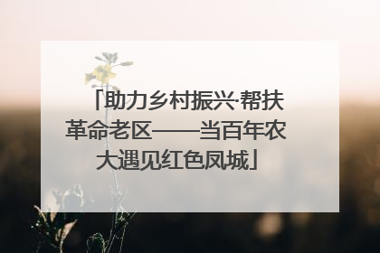 助力乡村振兴·帮扶革命老区——当百年农大遇见红色凤城