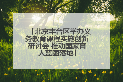 北京丰台区举办义务教育课程实施创新研讨会 推动国家育人蓝图落地