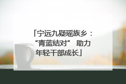 宁远九疑瑶族乡：“青蓝结对” 助力年轻干部成长