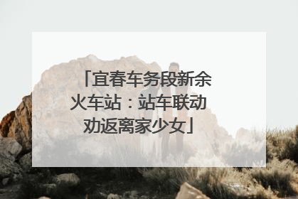 宜春车务段新余火车站：站车联动劝返离家少女