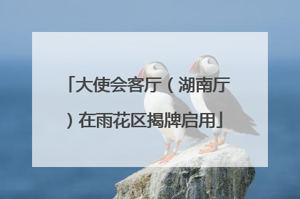 大使会客厅（湖南厅）在雨花区揭牌启用