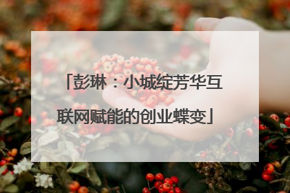 彭琳：小城绽芳华互联网赋能的创业蝶变