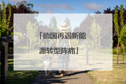 德国再遇新能源转型阵痛
