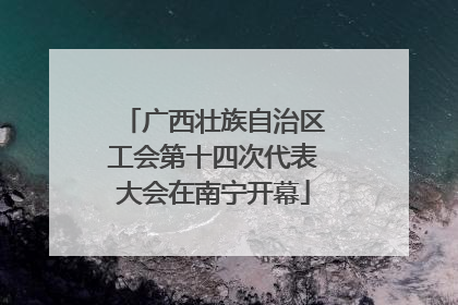 广西壮族自治区工会第十四次代表大会在南宁开幕