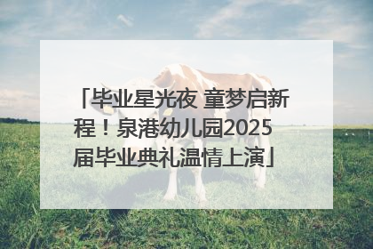 毕业星光夜 童梦启新程！泉港幼儿园2025届毕业典礼温情上演