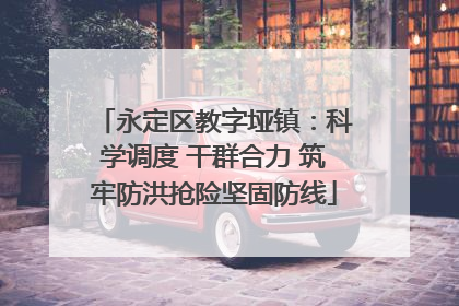 永定区教字垭镇：科学调度 干群合力 筑牢防洪抢险坚固防线