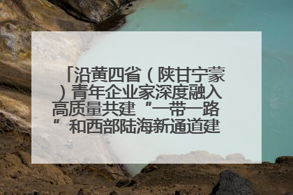 沿黄四省（陕甘宁蒙）青年企业家深度融入高质量共建“一带一路”和西部陆海新通道建设战略合作交流会在甘肃兰州召开