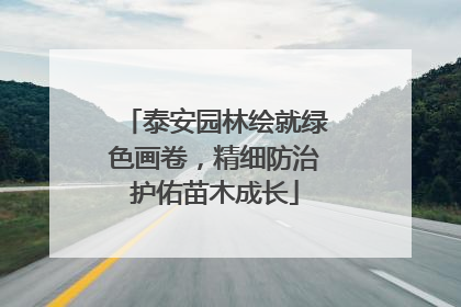 泰安园林绘就绿色画卷，精细防治护佑苗木成长