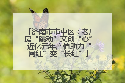 济南市市中区：老厂房“跳动”文创“心” 近亿元年产值助力“网红”变“长红”