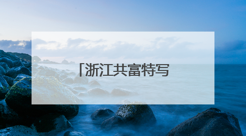 浙江共富特写：秀山丽水何以高质量发展？