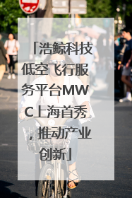 浩鲸科技低空飞行服务平台MWC上海首秀，推动产业创新