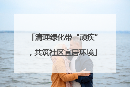 清理绿化带“顽疾”，共筑社区宜居环境