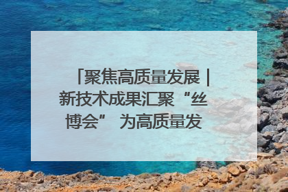 聚焦高质量发展｜新技术成果汇聚“丝博会” 为高质量发展注入新动能