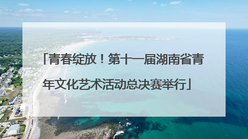 青春绽放！第十一届湖南省青年文化艺术活动总决赛举行
