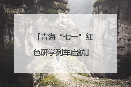 青海“七一”红色研学列车启航