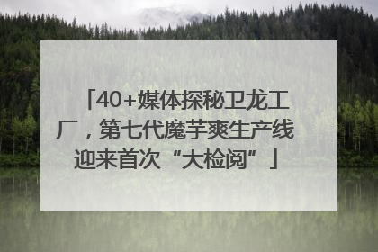 40+媒体探秘卫龙工厂，第七代魔芋爽生产线迎来首次“大检阅”