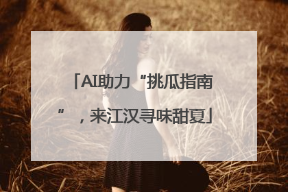 AI助力“挑瓜指南”，来江汉寻味甜夏